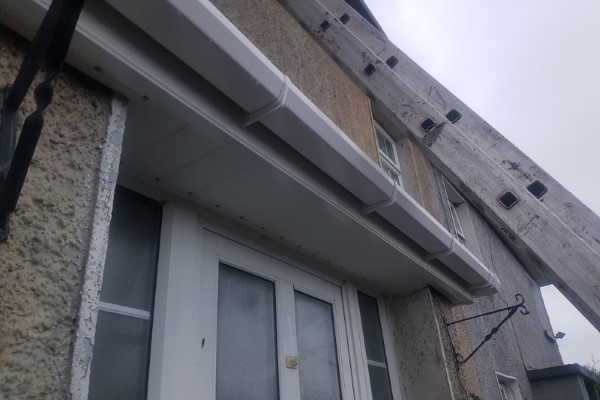 Replaced Gutters and Fascia