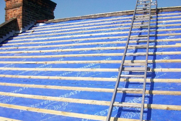 Replace Roof Underlay