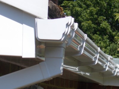 white-ogee-guttering-ballinasloe New Gutters, Soffit & Fascia in Ballinasloe