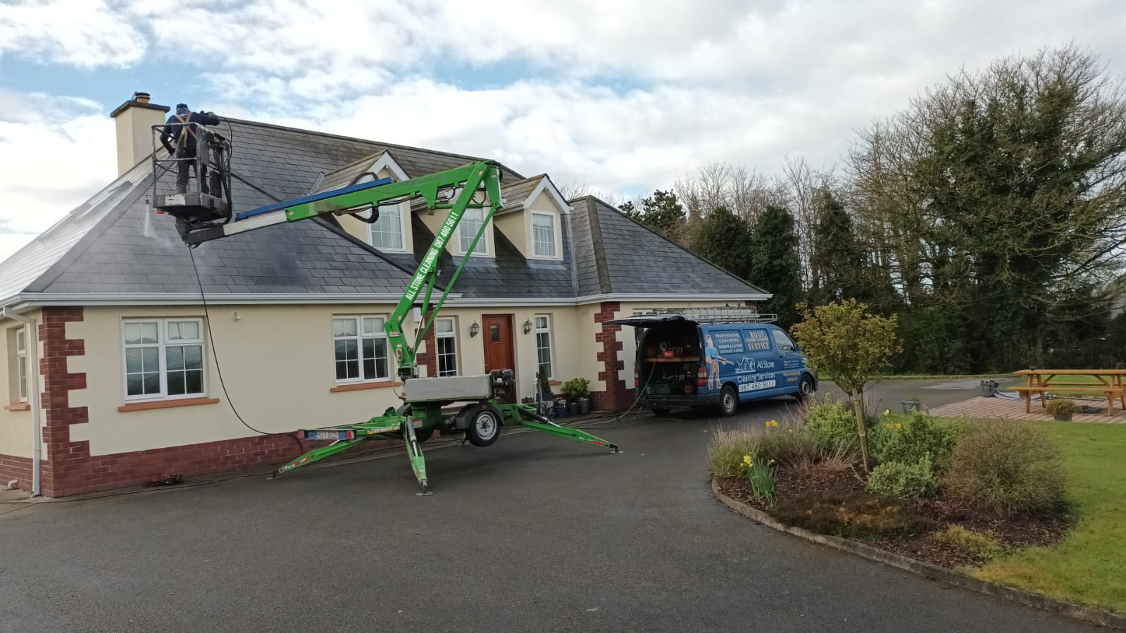 Washing Roof in Wexford